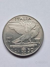Moneta 50 centesimi 1941