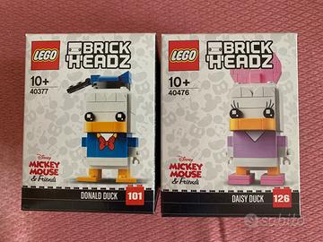 LEGO 40377+40476 Brickheadz paperino+paperina