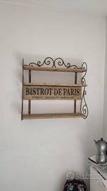 Mensola, Etagere in ferro e legno