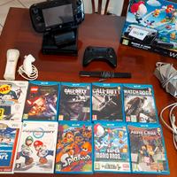 wii u + giochi + controller wii