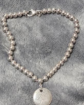 Bracciale Tiffany & Co con scritta I Love You