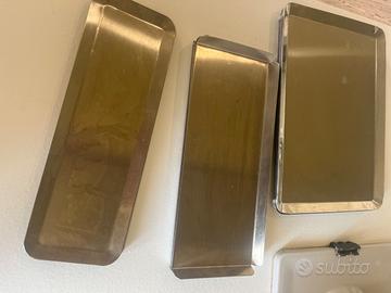 Vassoi acciaio per bar pasticceria e pizzeria