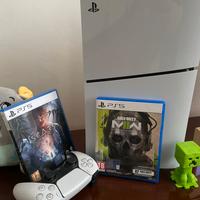 PlayStation 5 + disk + 2 games