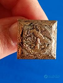 Gemello solitario anni 40/50 Argento 925  Vermeil 