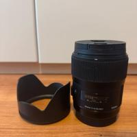 Sigma art 35mm 1.4 canon