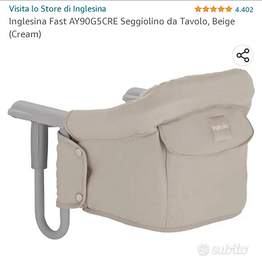 Inglesina, seggiolino da tavolo stokke