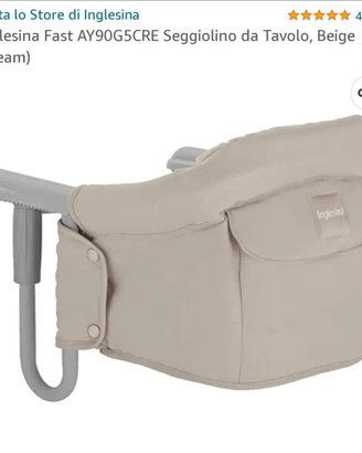 Inglesina, seggiolino da tavolo stokke