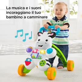 Fisher Price Zebra, Gioco Spingibile NUOVO