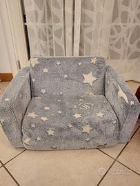 poltrona sfoderabile  e allungabile 