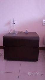 Settimino e 2 comodini wenge