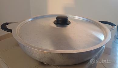 Padella professionale+coperchio alluminio Bialetti