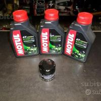 Kit tagliando 3 lt. motul 5100 + filtro olio
