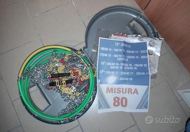 Catene neve Teknica  misura 80 nuove