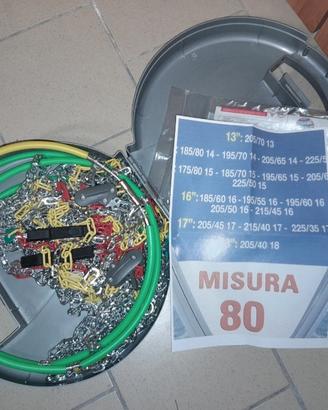 Catene neve Teknica  misura 80 nuove