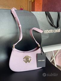 Roberto Cavalli borsa con tracolla e monogram RC