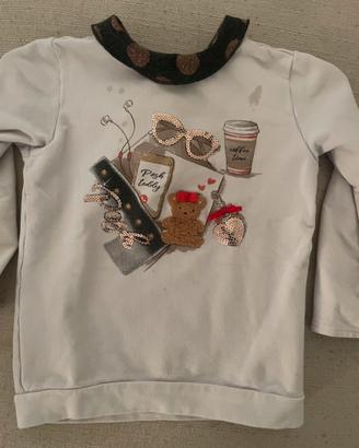 Felpa CHICCO bambina 5 anni