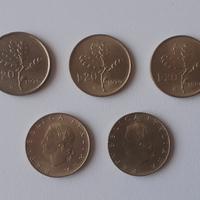 Monete 20 Lire Italiane