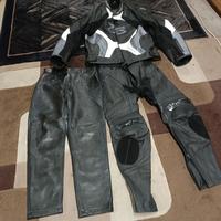Abbigliamento moto in pelle 
