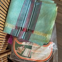 Telo rafia picnic mare camping vintage anni 70