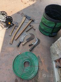 set Giardinaggio accette mazza  e ronche