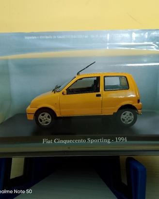 modellino Fiat Cinquecento Sporting 