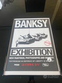 Banksy poster wall of sound 2003