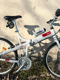 TERN JOE C21 — Bici pieghevole bianca, COME NUOVA
