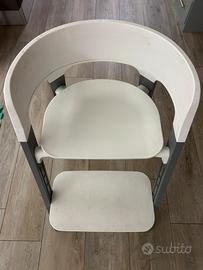 Sedia stokke steps con baby set e vassoio