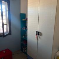 letto a castello blu/azzurro/bianco