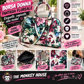 Borda donna floreale , come nuova