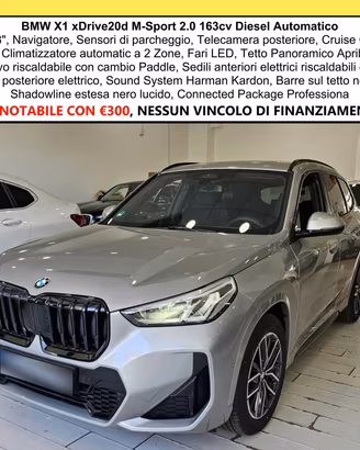 BMW X1 20d xDrive MSport Tetto Navi C.18" Cam M-S