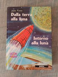 Jules verne " Dalla terra alla luna ' doppio volum