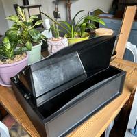 Portascarpe nero a parete IKEA