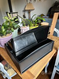 Portascarpe nero a parete IKEA