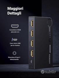 HDMI Switch 4K, Commutatore HDMI