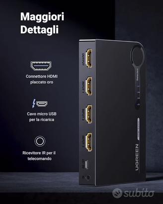HDMI Switch 4K, Commutatore HDMI