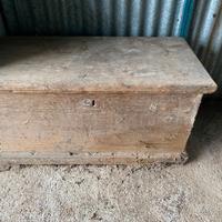 CASSA IN LEGNO D'EPOCA