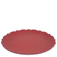 Vassoio tondo rosso Dressed Alessi