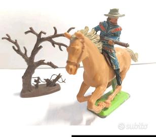 Soldatino Britains Cowboy a Cavallo Scala 1/32