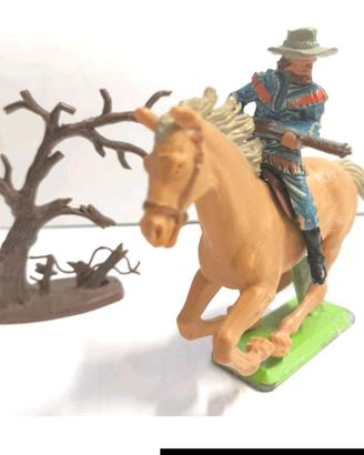 Soldatino Britains Cowboy a Cavallo Scala 1/32