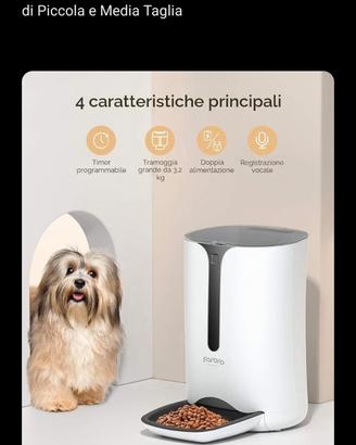 Distributore Automatico Cibo per Cani e Gatti. 