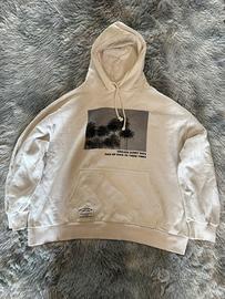 Felpa Pull&bear bianco panna