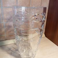 vaso in cristallo al piombo vintage 