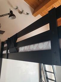 materasso e letto soppalcato 