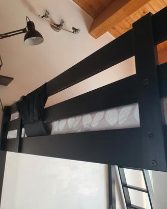 materasso e letto soppalcato 