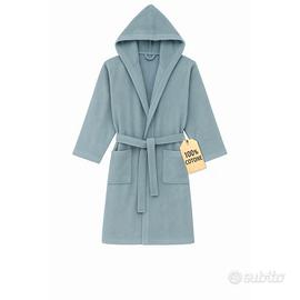 Accappatoio con cappuccio uomo donna