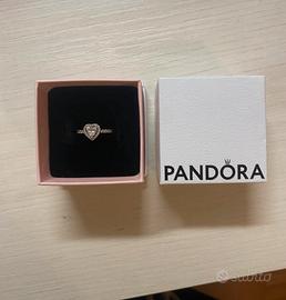 ANELLO PANDORA CUORE BIANCO