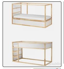 Letto Ikea (Kura) + materasso