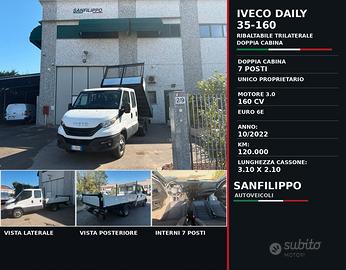 Iveco Daily 35C16 3.0 Ribaltabile Trilat 7 posti