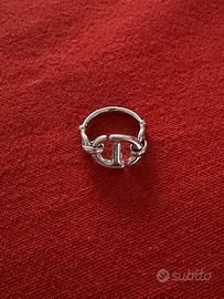 Anello Cristian Dior Argento